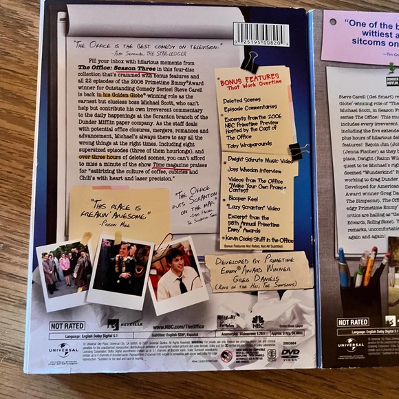 The Office Seasons 3 & 4 DVD Sets Preowned Complete W Extras - Picture 4 of 7